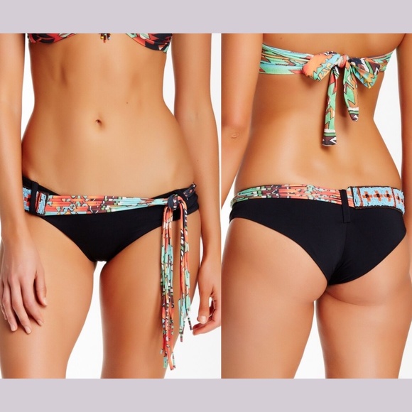 NWT Ale by Alessandra Ambrosio [ SMALL ] My‎ Tribe Belted Malibu Bottom - Picture 1 of 4